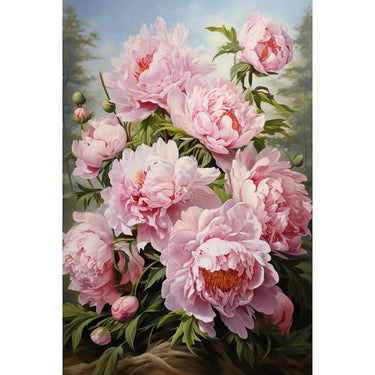 Acrylic Canvas of Peonies